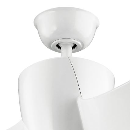 Kichler - LED Zatemnitveni stropni ventilator PHREE LED/10W/230V bela + Daljinski upravljalnik