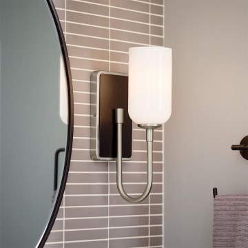 Kichler - LED kopalniška stenska svetilka SOLIA 1xG9/3W/230V IP44 matni krom