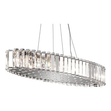 Kichler - LED Kopalniški lestenec na vrvici CRYSTAL SKYE 12xG9/3W/230V IP44
