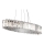 Kichler - LED Kopalniški lestenec na vrvici CRYSTAL SKYE 12xG9/3W/230V IP44