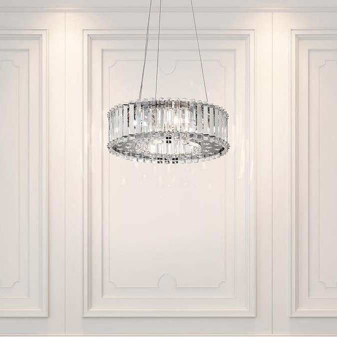 Kichler - LED Kopalniški lestenec na vrvici CRYSTAL SKYE 6xG9/3W/230V IP44