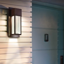 Kichler - LED Zunanja stenska svetilka SOREL 1xGU10/7W/230V IP44 rjava
