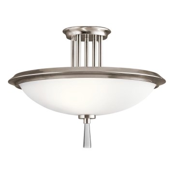 Kichler - Lestenec DREYFUS 3xE27/60W/230V mat krom