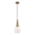 Kichler - Lestenec na drogu DEELA 1xE27/60W/230V pr. 17,8 cm medenina