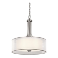 Kichler - Lestenec na verigi LACEY 4xE27/60W/230V matni krom
