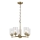 Kichler - Lestenec na verigi WINSLOW 5xE27/60W/230V pr. 50,2 cm medenina