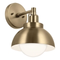 Kichler - Stenska svetilka NIVA 1xE27/40W/230V medenina
