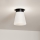 Kichler - Stropna svetilka ALBERS 1xE27/40W/230V, premer 21,6 cm, črna