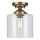 Kichler - stropna svetilka WINSLOW 1xE27/60W/230V pr. 21,6 cm medenina