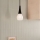Kichler - Stropni lestenec na palici DEELA 1xE27/60W/230V premer 17,8 cm črna