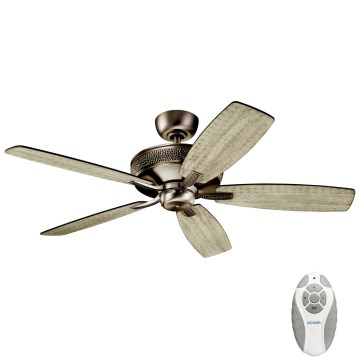 Kichler - Stropni ventilator MONARCH + Daljinski upravljalnik