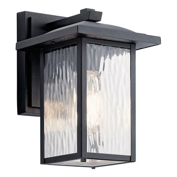 Kichler - Zunanja stenska svetilka CAPPANNA 1xE27/60W/230V IP44 črna