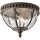 Kichler - Zunanja stropna svetilka HALLERON 3xE14/40W/230V IP44 antracit