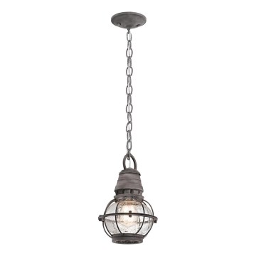 Kichler - Zunanji lestenec na verigi BRIDGE POINT 1xE27/60W/230V IP44