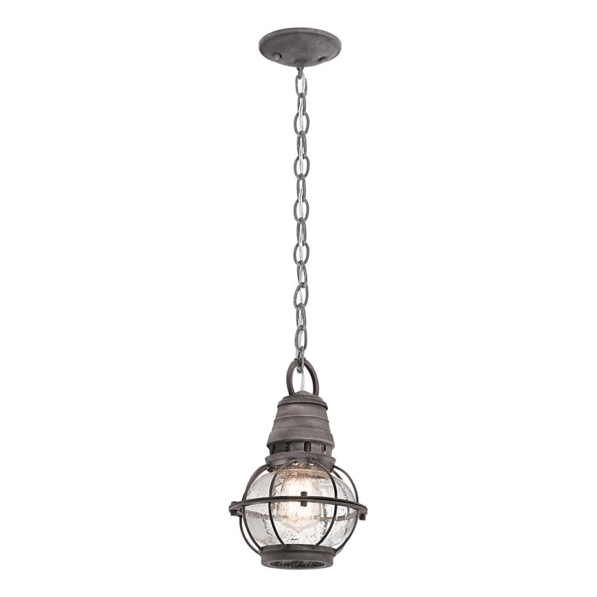 Kichler - Zunanji lestenec na verigi BRIDGE POINT 1xE27/60W/230V IP44