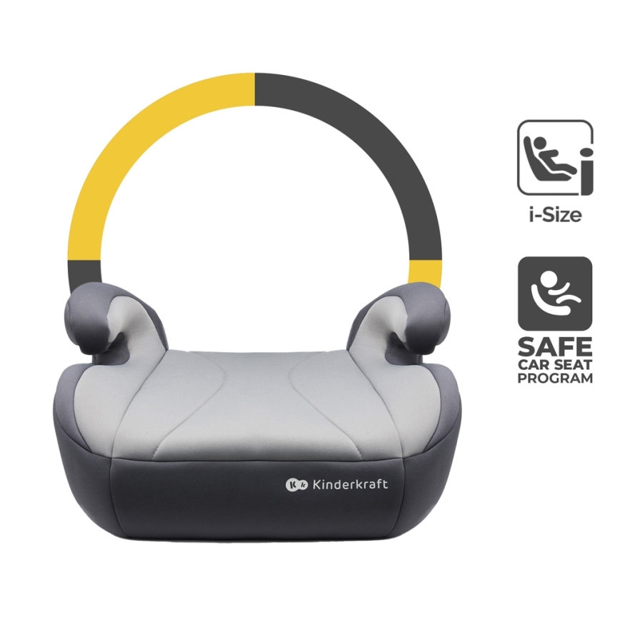 KINDERKRAFT - Avto sedež I-BOOST i-Velikost 135-150 cm siva