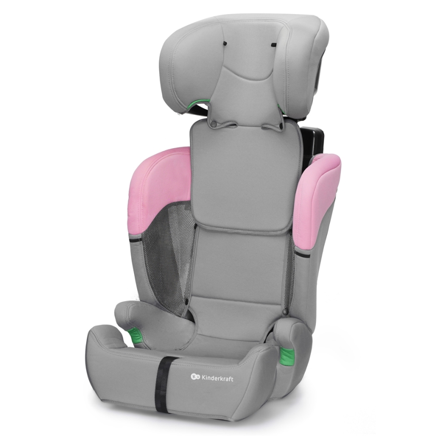 KINDERKRAFT - Avtomobilski sedež COMFORT UP i-Velikost (76-150 cm) siva/roza