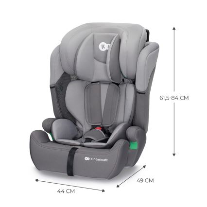 KINDERKRAFT - Avtomobilski sedež COMFORT UP i-Velikost (76-150 cm) svetlo siva