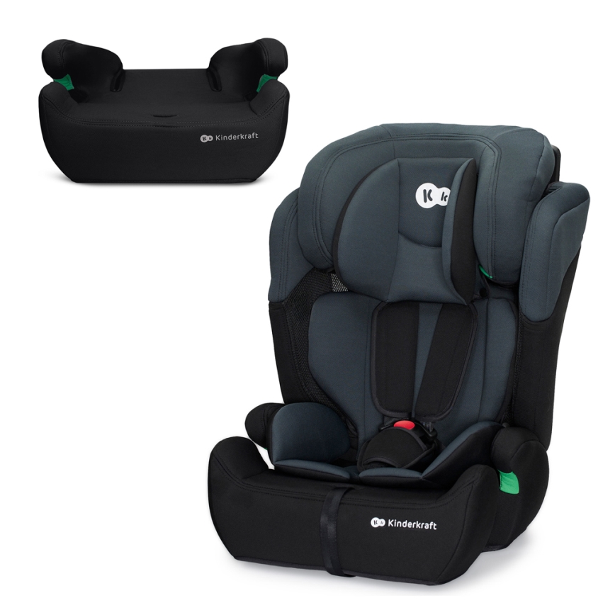 KINDERKRAFT - Avtomobilski sedež COMFORT UP i-Velikost (76-150 cm) temna siva