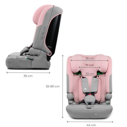 KINDERKRAFT - Avtosedež I-COMFY i-Size 76-150 cm roza