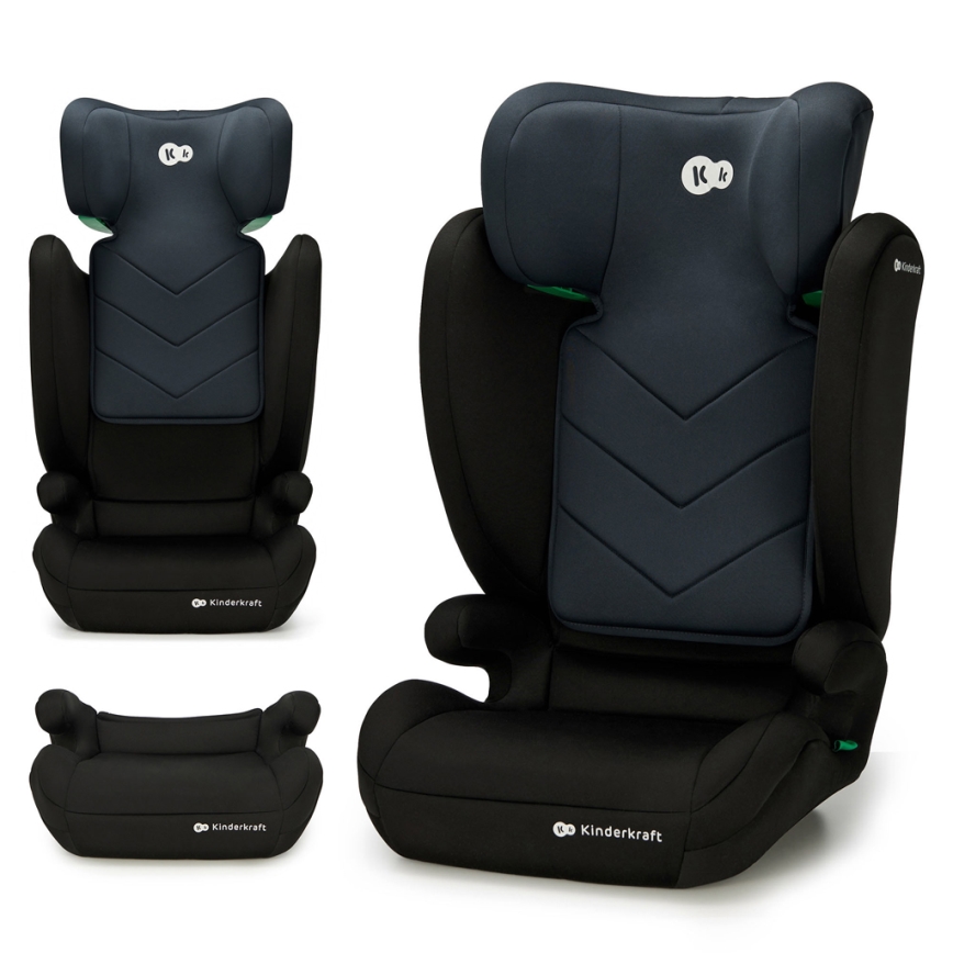 KINDERKRAFT - Avtosedež I-SPARK i-Velikost (100-150 cm) črna