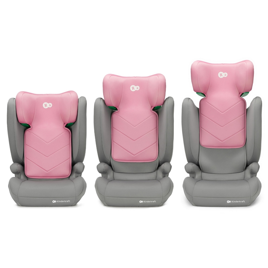 KINDERKRAFT - Avtosedež I-SPARK i-Velikost (100-150 cm) roza