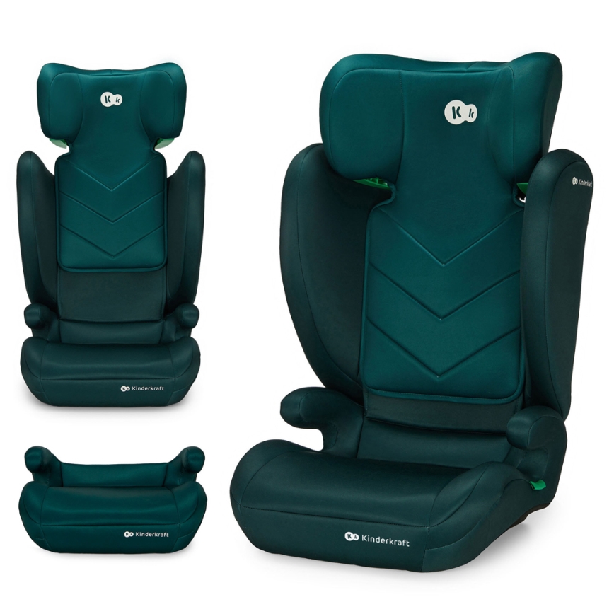 KINDERKRAFT - Avtosedež I-SPARK i-Velikost (100-150 cm) zelena