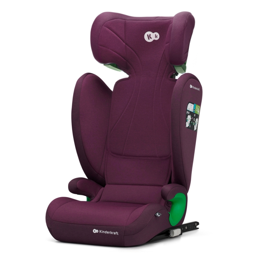 KINDERKRAFT - Avtosedež JUNIOR FIX 2 (100-150 cm) Cherry pearl