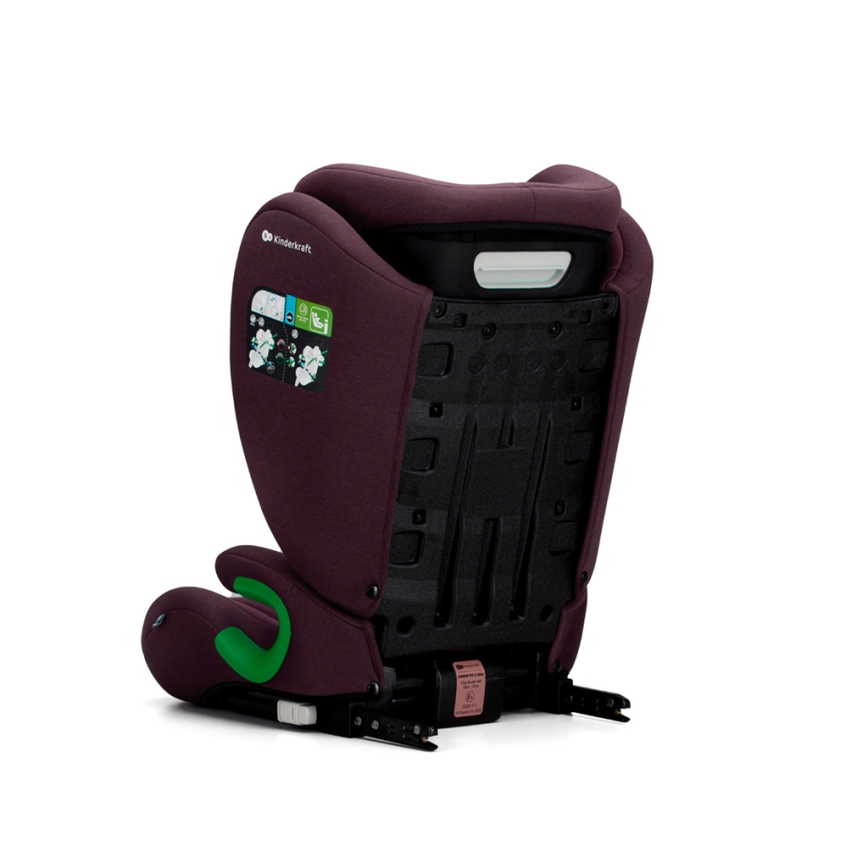 KINDERKRAFT - Avtosedež JUNIOR FIX 2 (100-150 cm) Cherry pearl