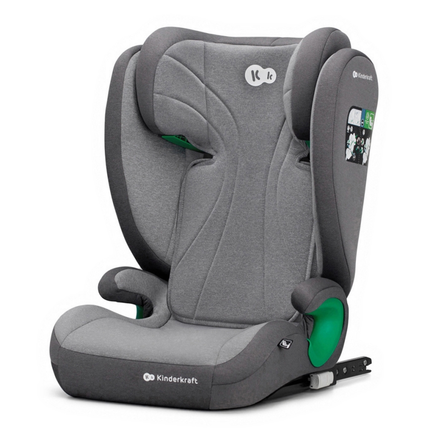 KINDERKRAFT - Avtosedež JUNIOR FIX 2 (100-150 cm) Raketa siva