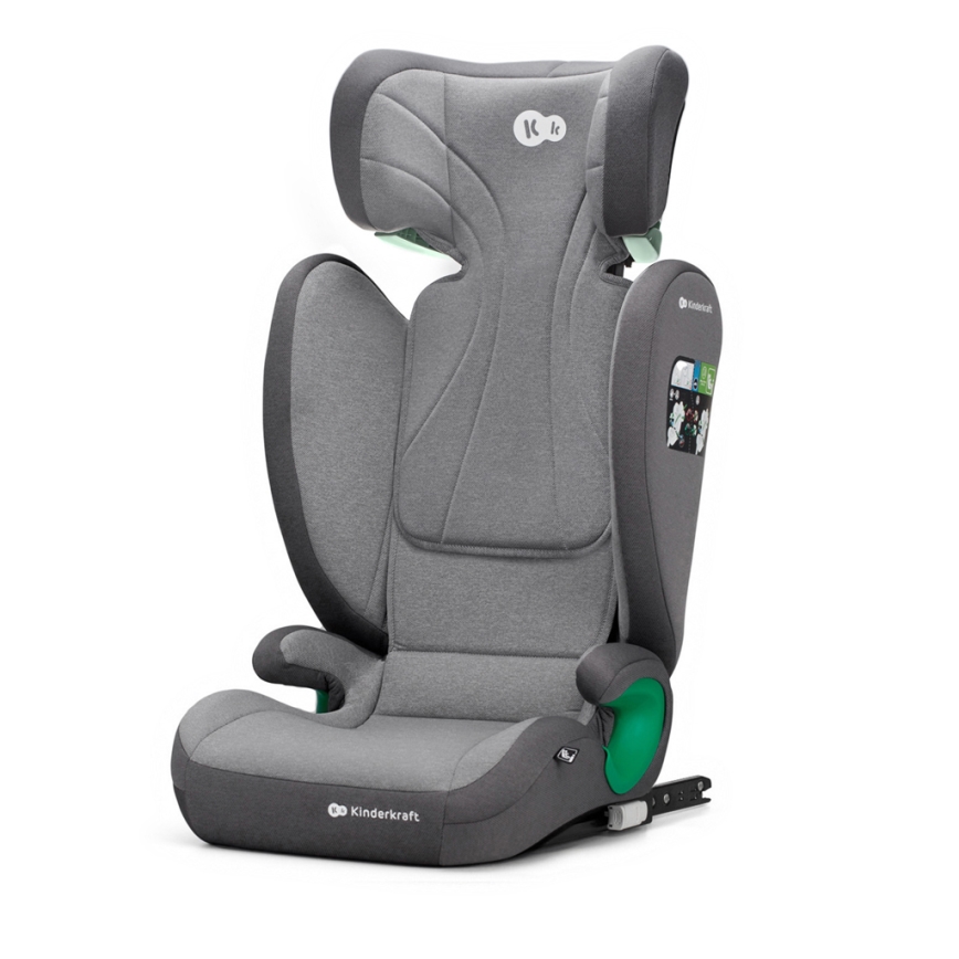 KINDERKRAFT - Avtosedež JUNIOR FIX 2 (100-150 cm) Raketa siva