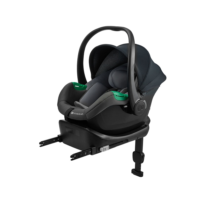 KINDERKRAFT - Avtosedež MINK PRO 2 40-87 cm (0-13 kg) siva