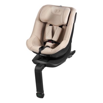 KINDERKRAFT - Avtosedež z vrtljivo bazo I-GUARD PRO i-Size 61-105 cm bež