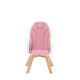 KINDERKRAFT - Jedilni stolček 2v1 TIXI roza