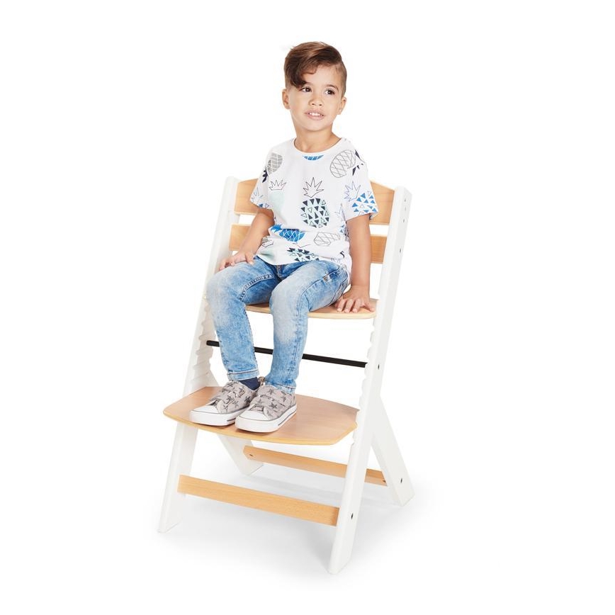 KINDERKRAFT - Jedilni stolček ENOCK bela