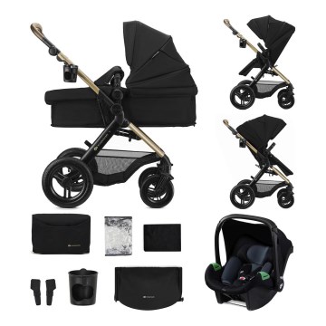 KINDERKRAFT - Kombiniran otroški voziček 3 v 1 MOOV 2 XL Air Black