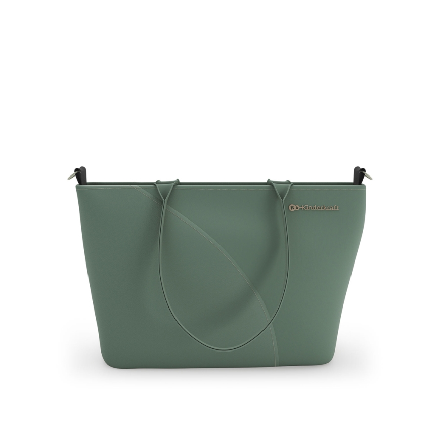 KINDERKRAFT - Kombiniran otroški voziček 3 v 1 PRIME 3 temno zelene barve