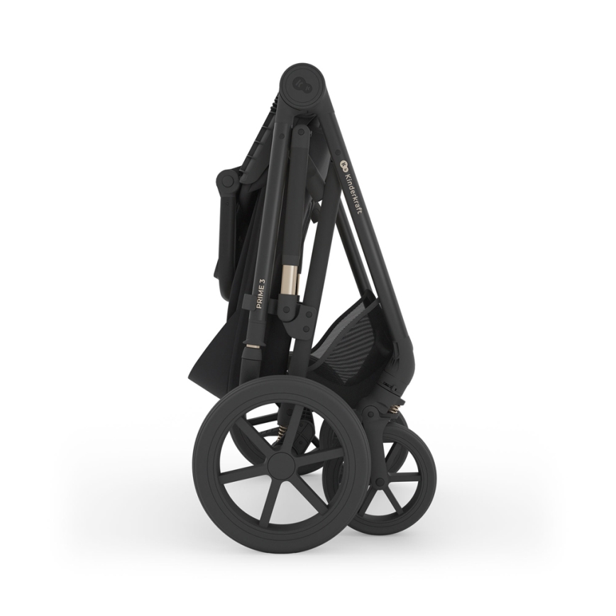 KINDERKRAFT - Kombiniran otroški voziček 3v1 PRIME 3 Venezian Black