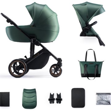 KINDERKRAFT - Kombinirani voziček 2v1 PRIME 2 zelena