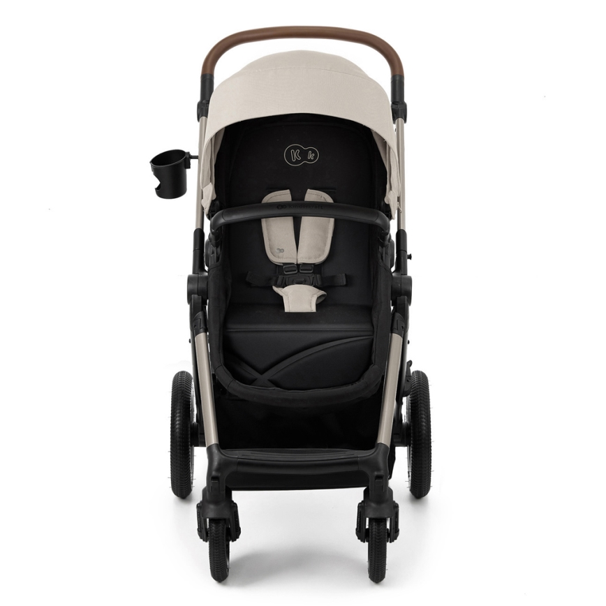 KINDERKRAFT - Kombinirani voziček 3v1 MOOV 2 AIR Moonlight siva + avtosedež MINK PRO