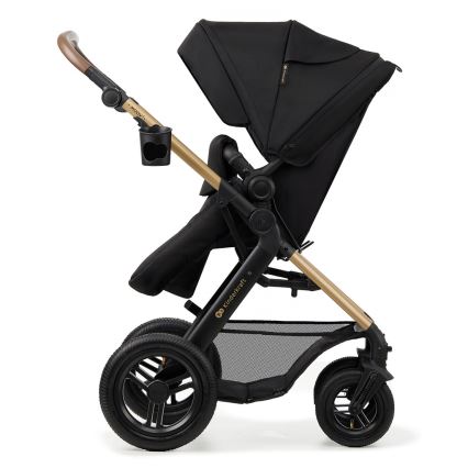 KINDERKRAFT - Kombinirani voziček 3v1 MOOV 2 AIR Pure črna + avto seat MINK PRO