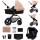KINDERKRAFT - Kombinirani voziček 3v1 MOOV 2 AIR Sand bež + avto sedež MINK PRO
