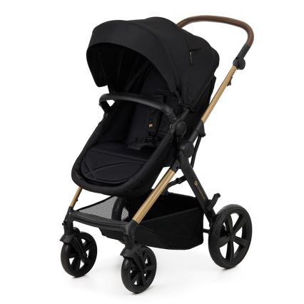KINDERKRAFT - Kombinirani voziček 3v1 MOOV 2 Pure črna + avto sedež MINK PRO
