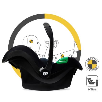KINDERKRAFT - Kombinirani voziček 3v1 MOOV 2 Sand bež + avto sedež MINK PRO