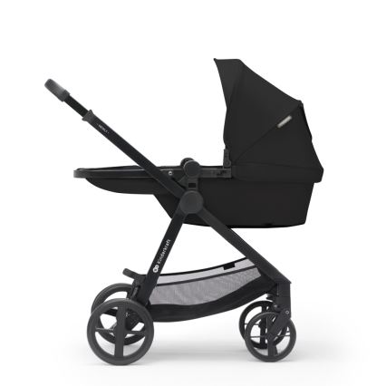 KINDERKRAFT - Kombinirani voziček 3v1 NEWLY Klasik črna  + avtosedež MINK PRO