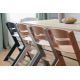 KINDERKRAFT - Oblazinjeni jedilni stolček ENOCK siva