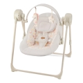 KINDERKRAFT - Otroška gugalnica z melodijo SWINGEE bež 4xAAA/230V