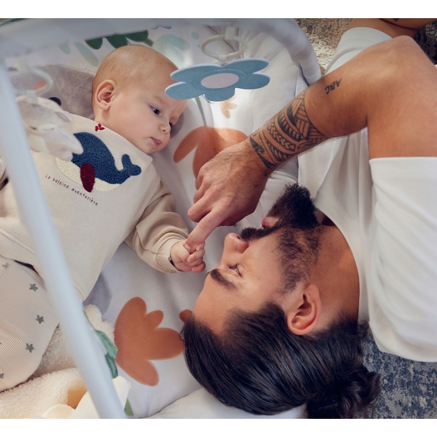 KINDERKRAFT - Otroška igralna podloga COZYPLAY siva