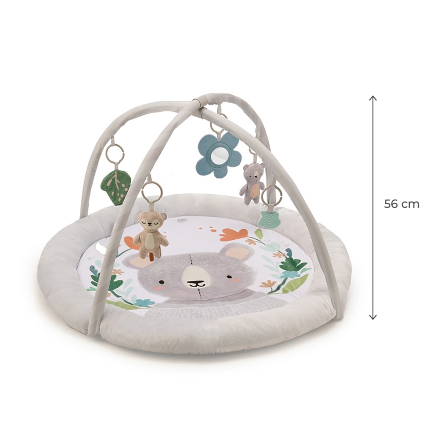 KINDERKRAFT - Otroška igralna podloga COZYPLAY siva