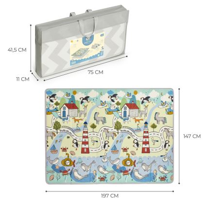 KINDERKRAFT - Otroška igralna podloga MATTY 2